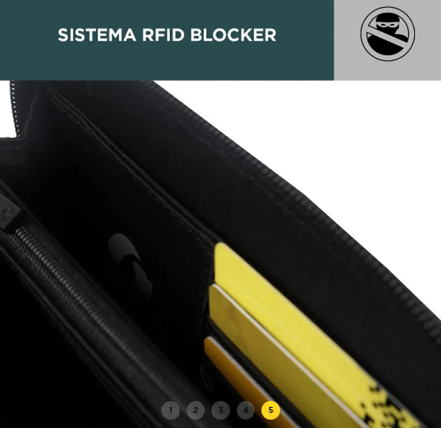 Billetera Lona Eco Rfid Ecoby 2 5
