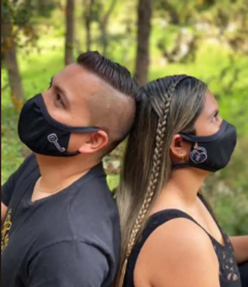 Tapaboca Pera D.K Pareja Por Unidad 6