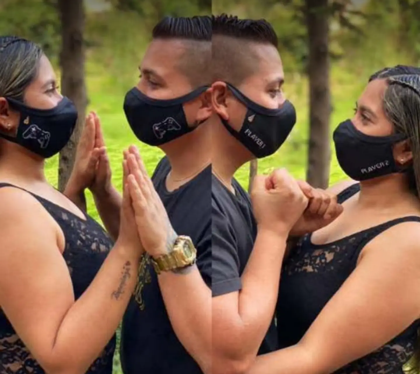 Tapaboca Pera D.K Pareja Por Unidad 12