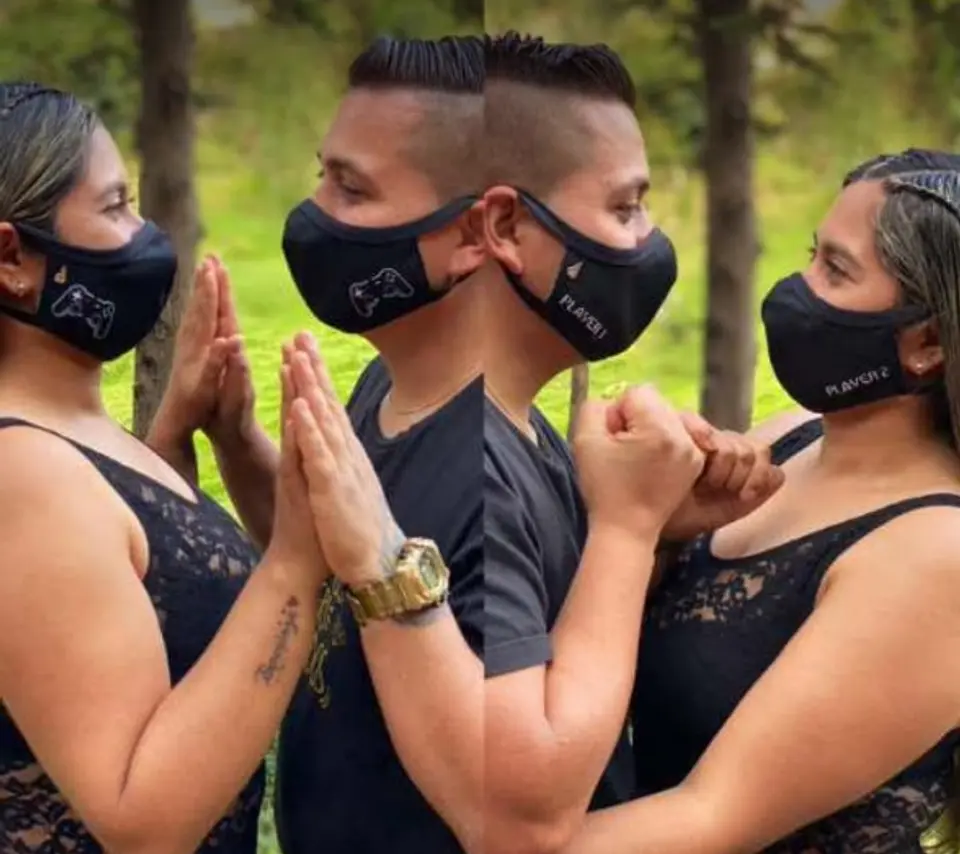 Tapaboca Pera D.K Pareja Por Unidad 12