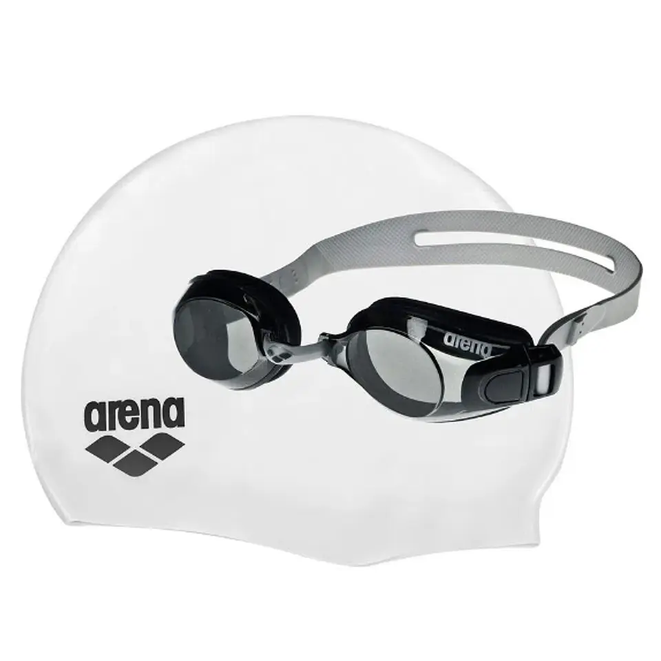 Arena Pool Set Silver Smoke/White Black 2