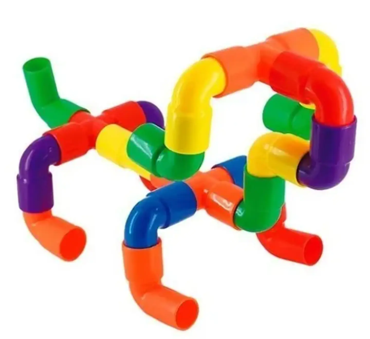 Juego Didáctico de Tubos X 100 Piezas 2