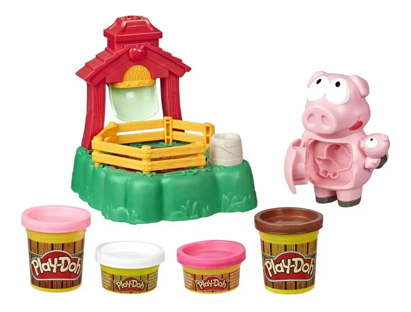 Play-doh Animal Crew-juego Pigsley Y Sus Cerditos En El Lodo 2