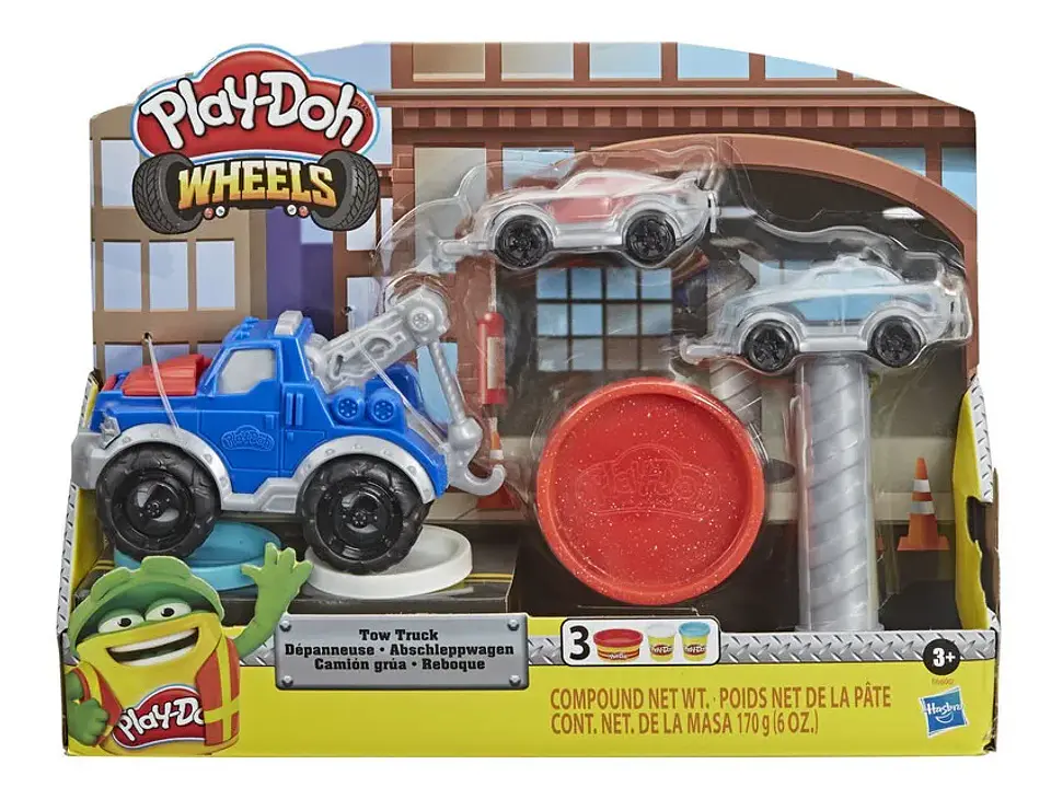 Plastilina Play Doh Wheels Camion Grúa 1