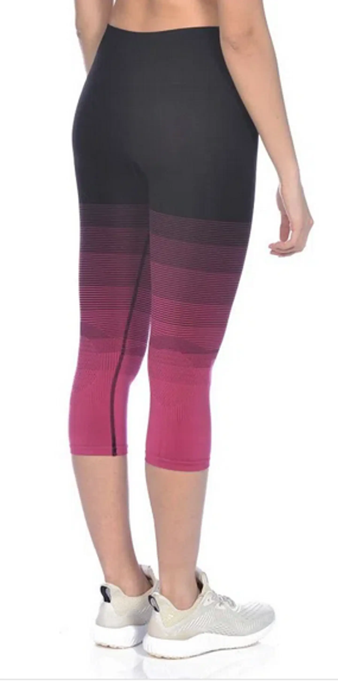 W Seamless 3/4 Tight Aphrodite-black  2