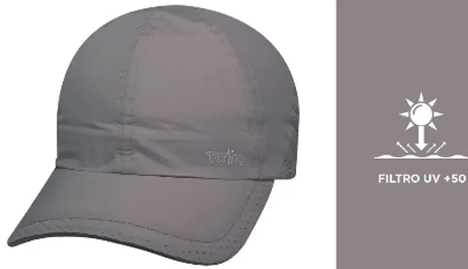 Gorra Filtro Uv +50 Beisbolera Unicolor Bakir 7