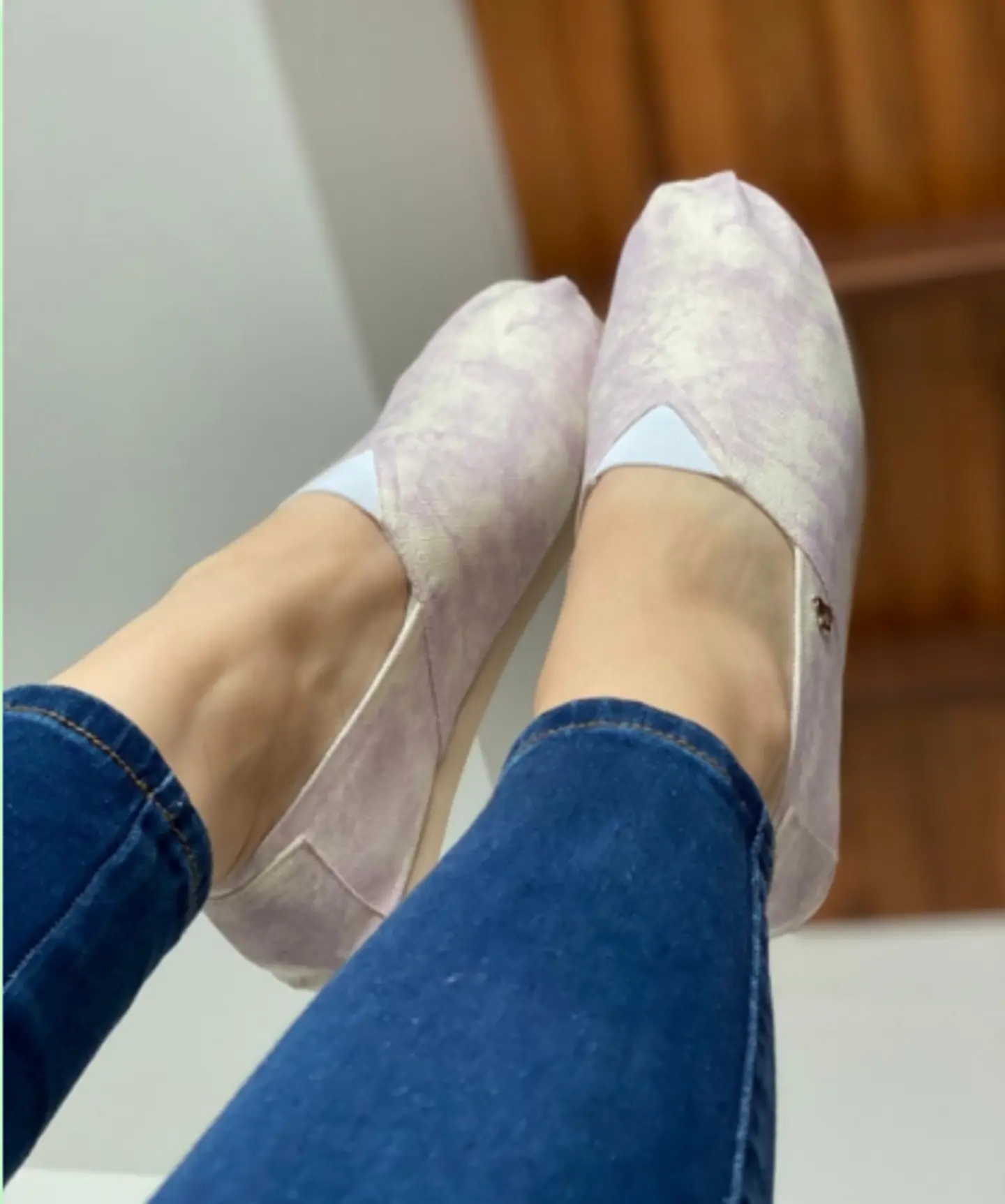 Zapato Pera D.K Manchas Lila 1