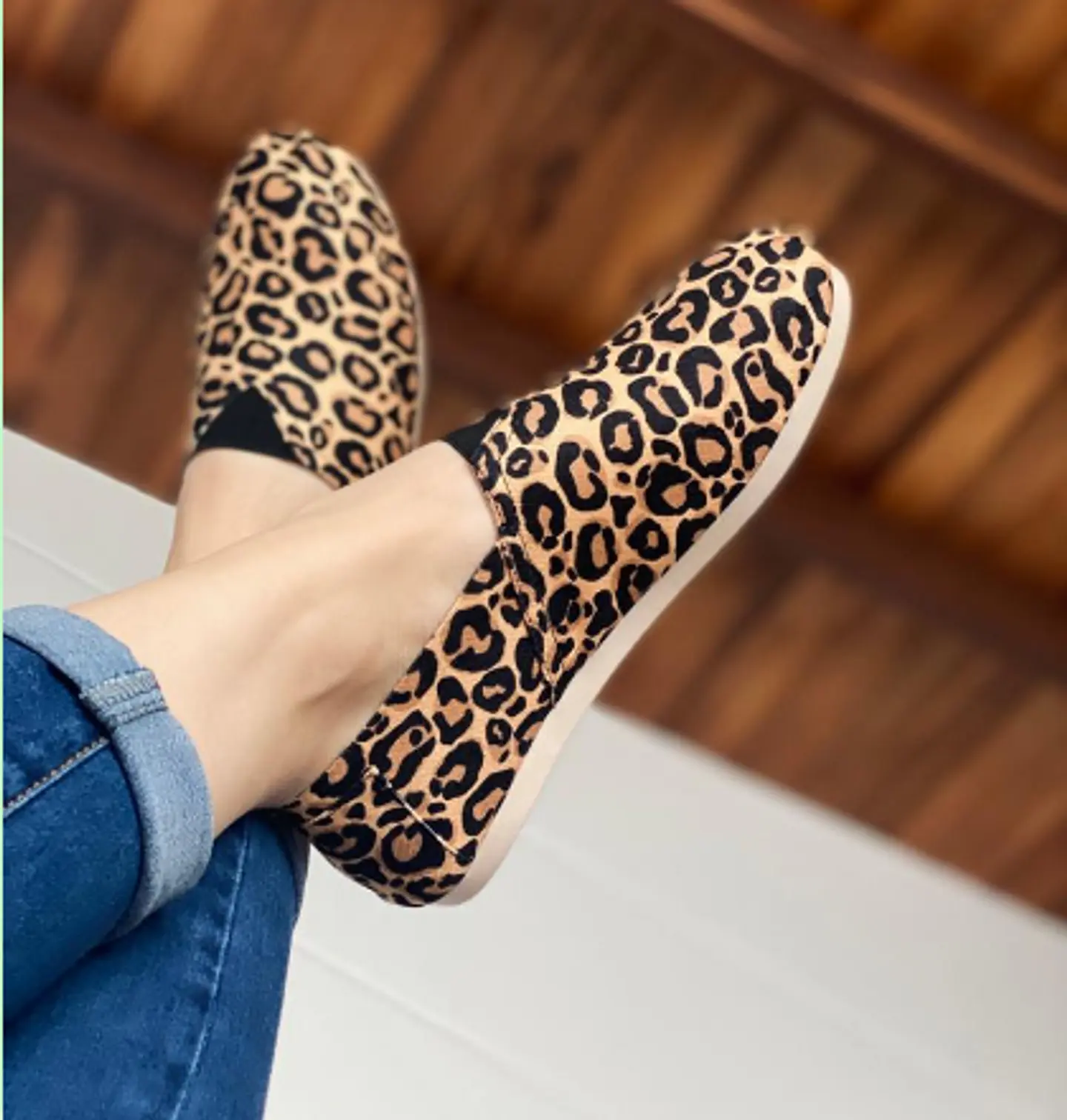 Zapato Pera D.K Estampado Leopardo 1
