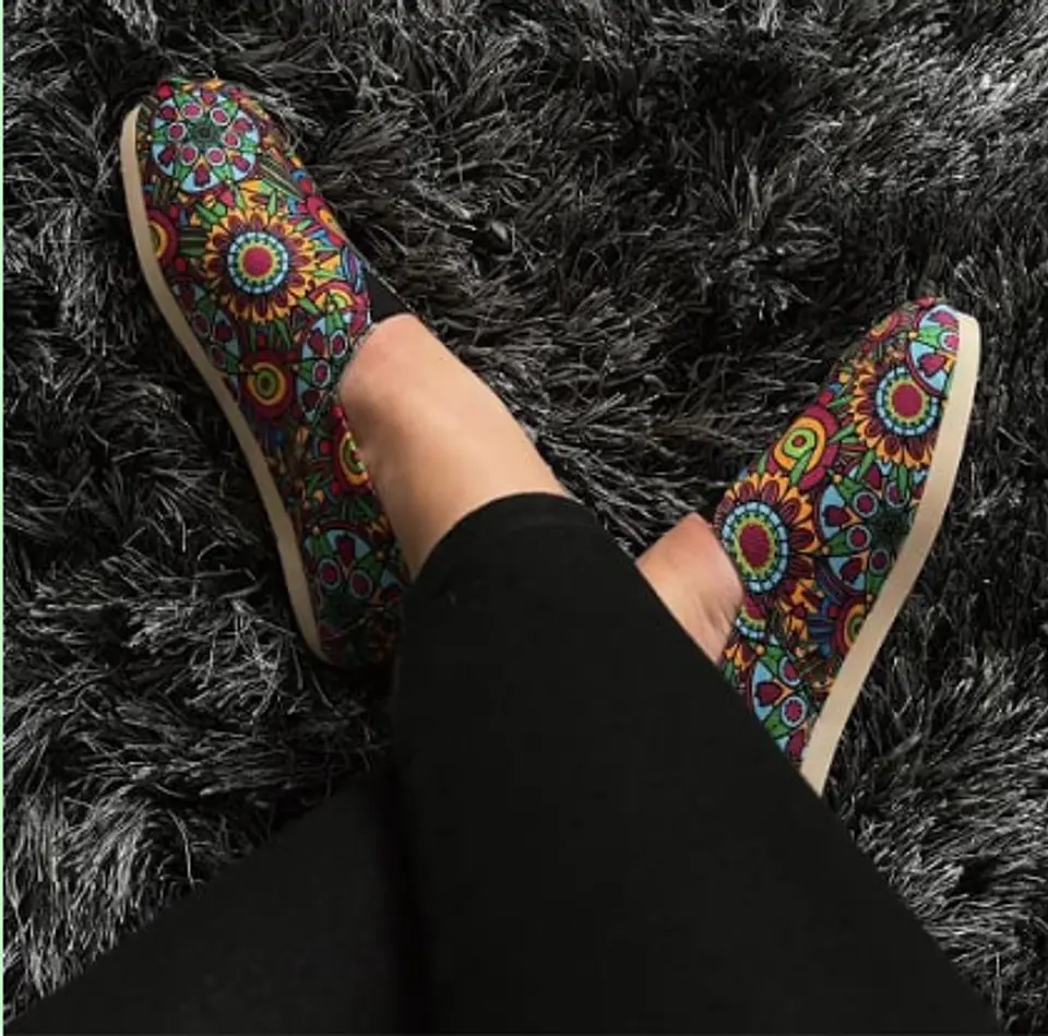 Zapato Pera D.K Mandala Colorido 1