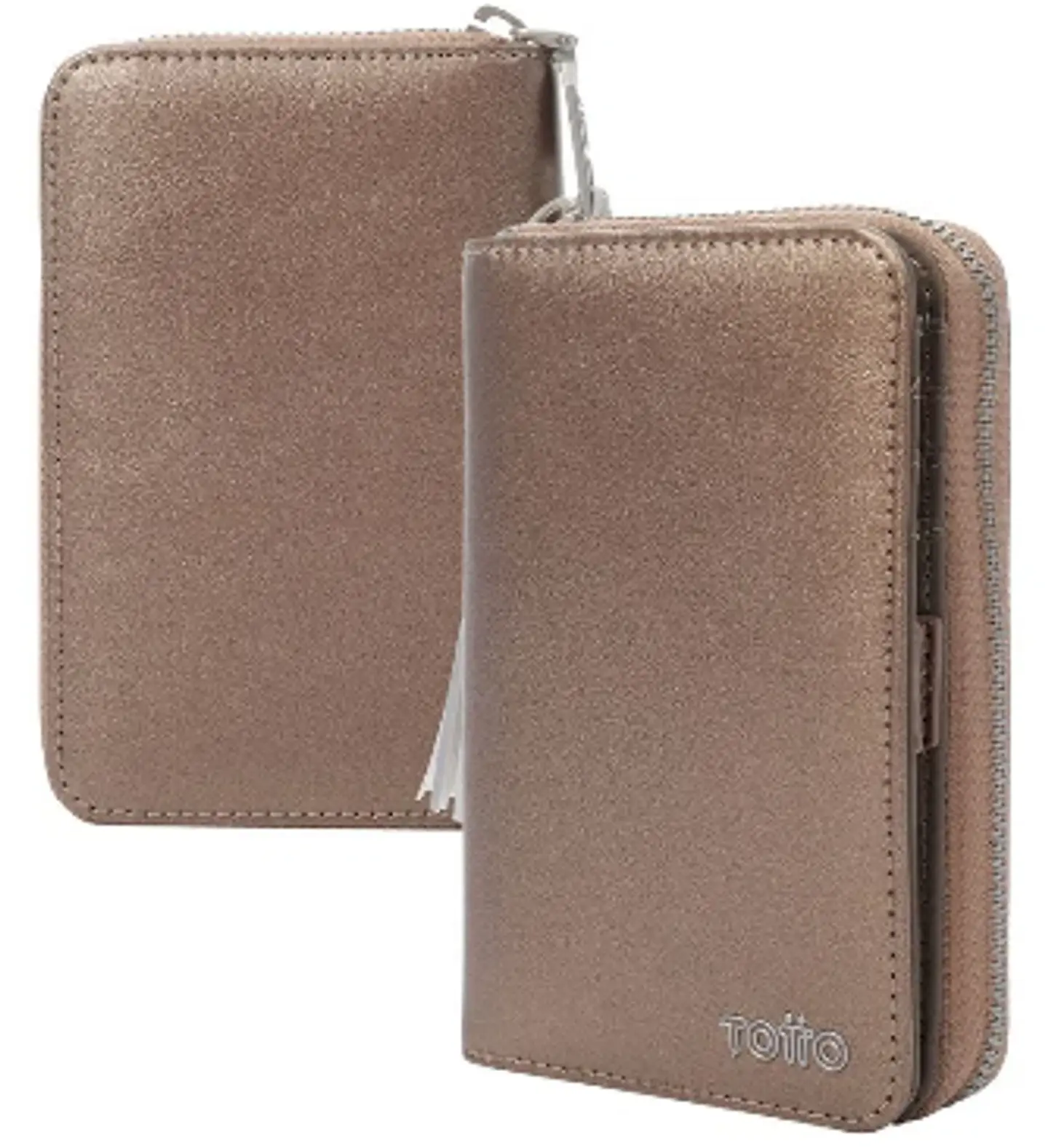 Billetera Pu Leather Rfid Sepia 2