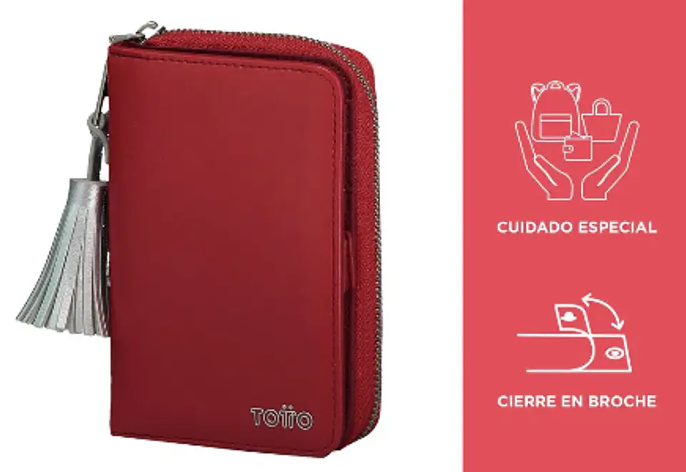 Billetera Pu Leather Rfid Sepia 8