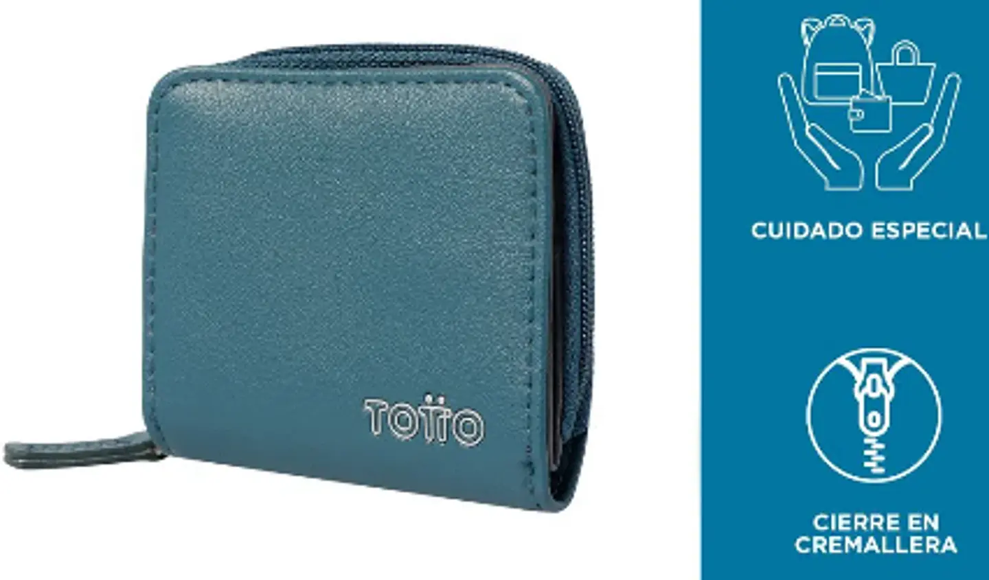 Monedero Pu Leather Escarlata 3