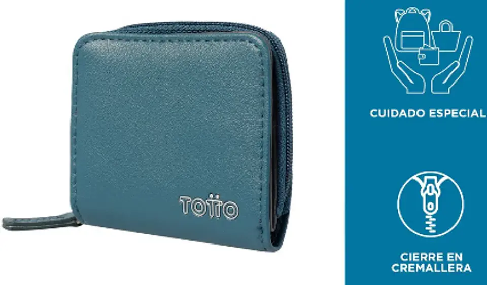 Monedero Pu Leather Escarlata 3