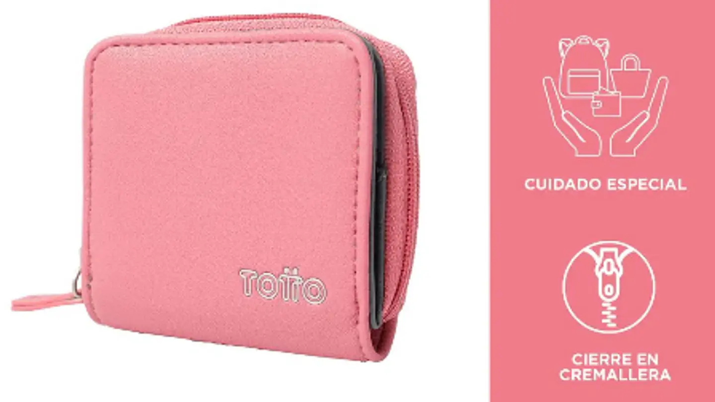 Monedero Pu Leather Escarlata 13