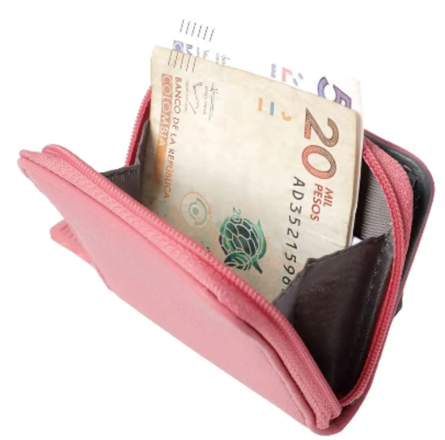 Monedero Pu Leather Escarlata 15