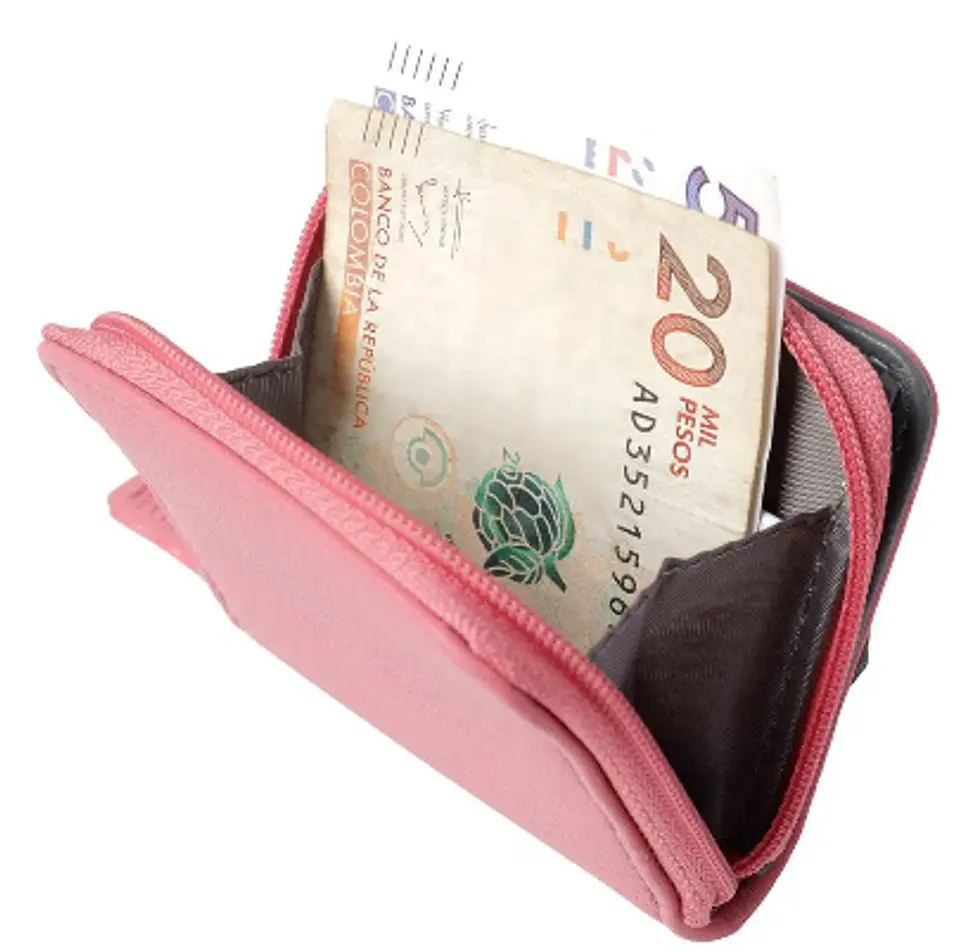 Monedero Pu Leather Escarlata 15