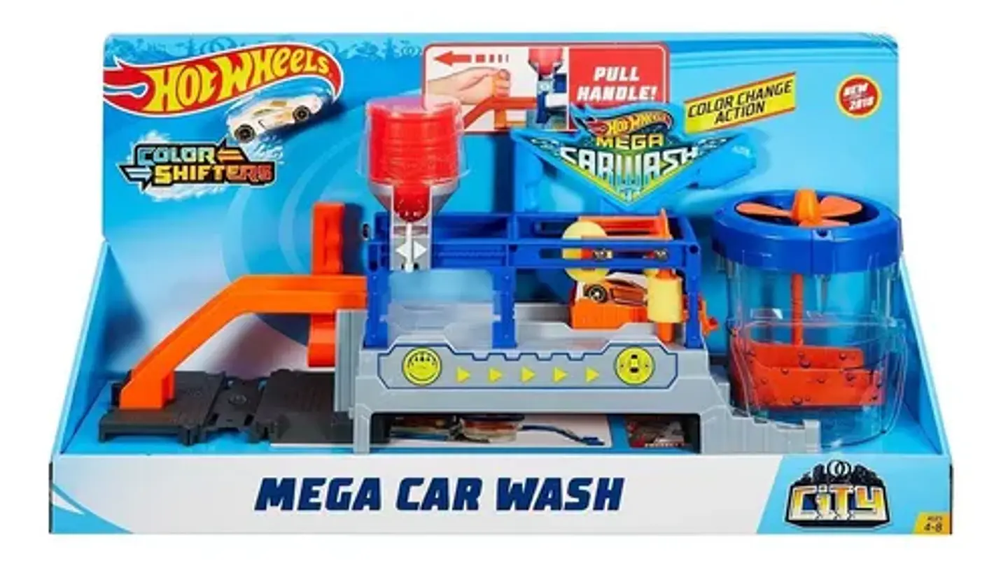 Hot Wheels City Autolavado Pista De Juguete 2