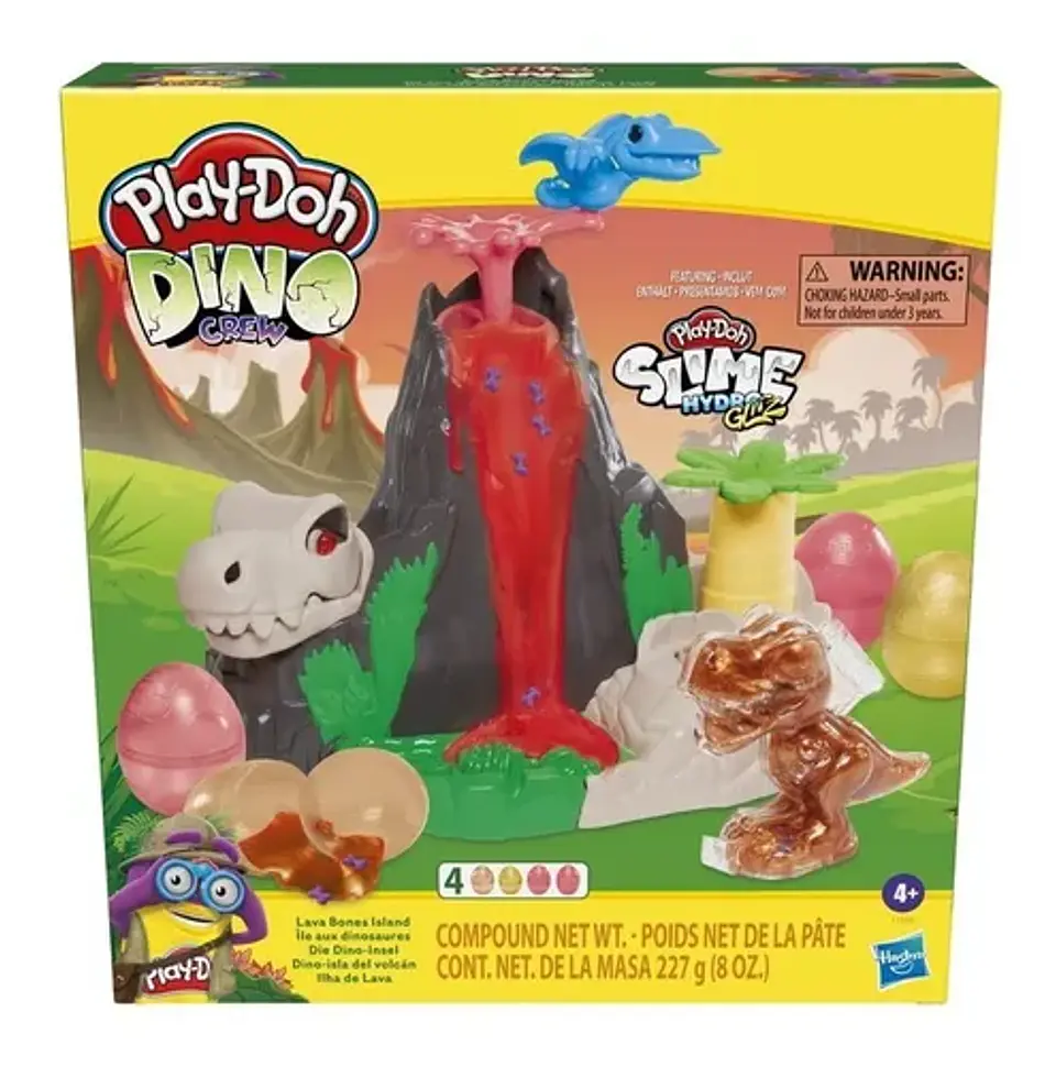 Plastilina Play Doh Slime Dino Crew Set De Volcán 1