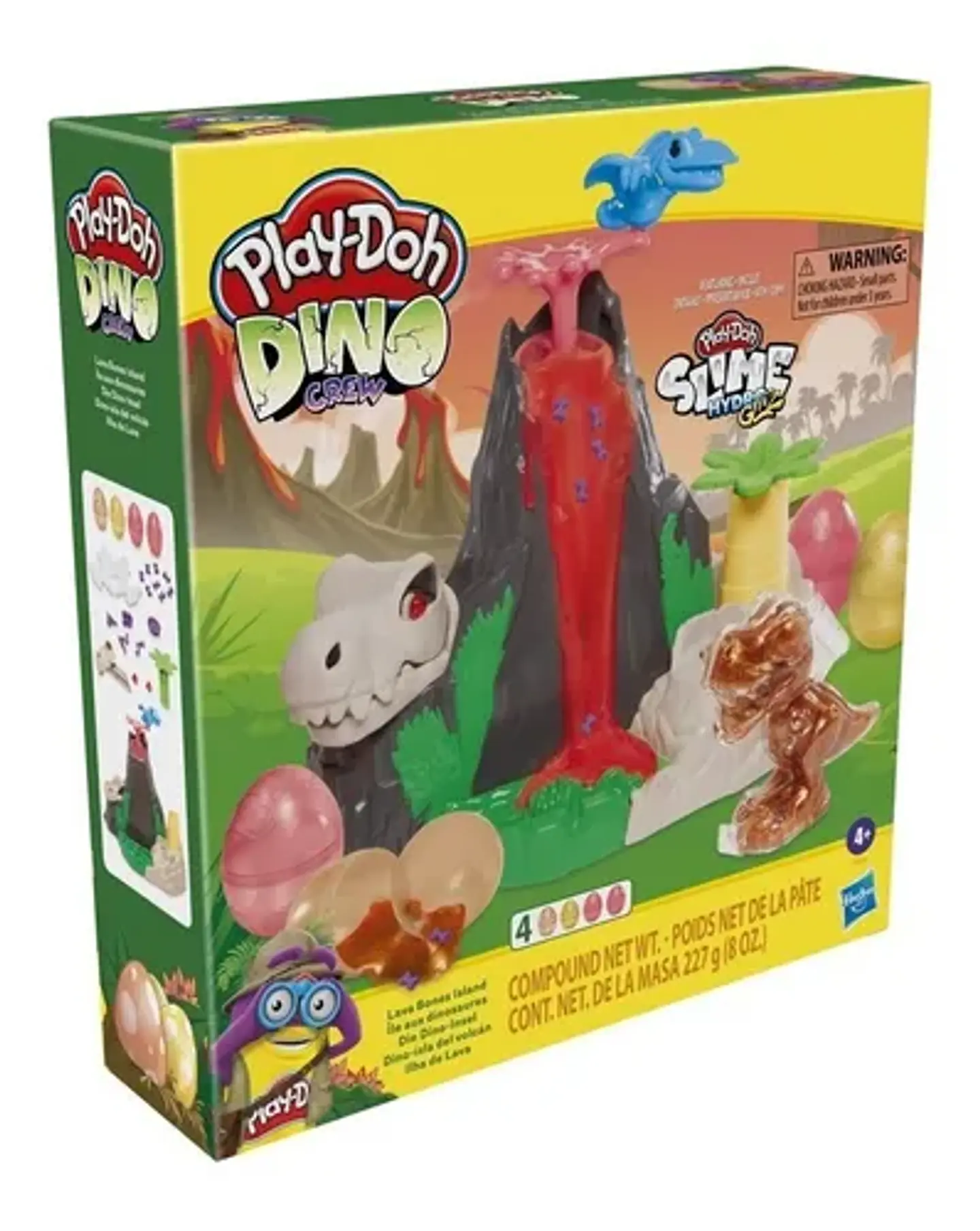 Plastilina Play Doh Slime Dino Crew Set De Volcán 2