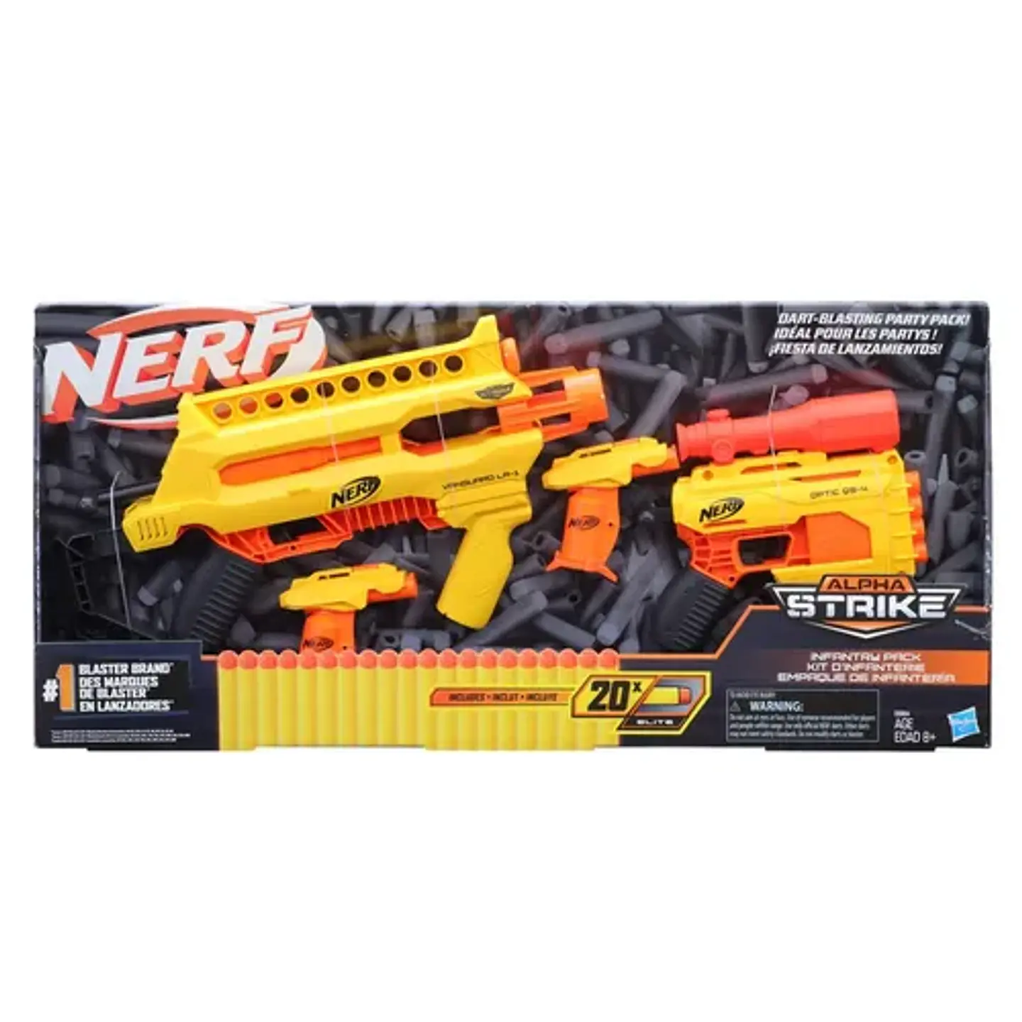 Lanzador Pack De Infantería Nerf Alpha Strike 1