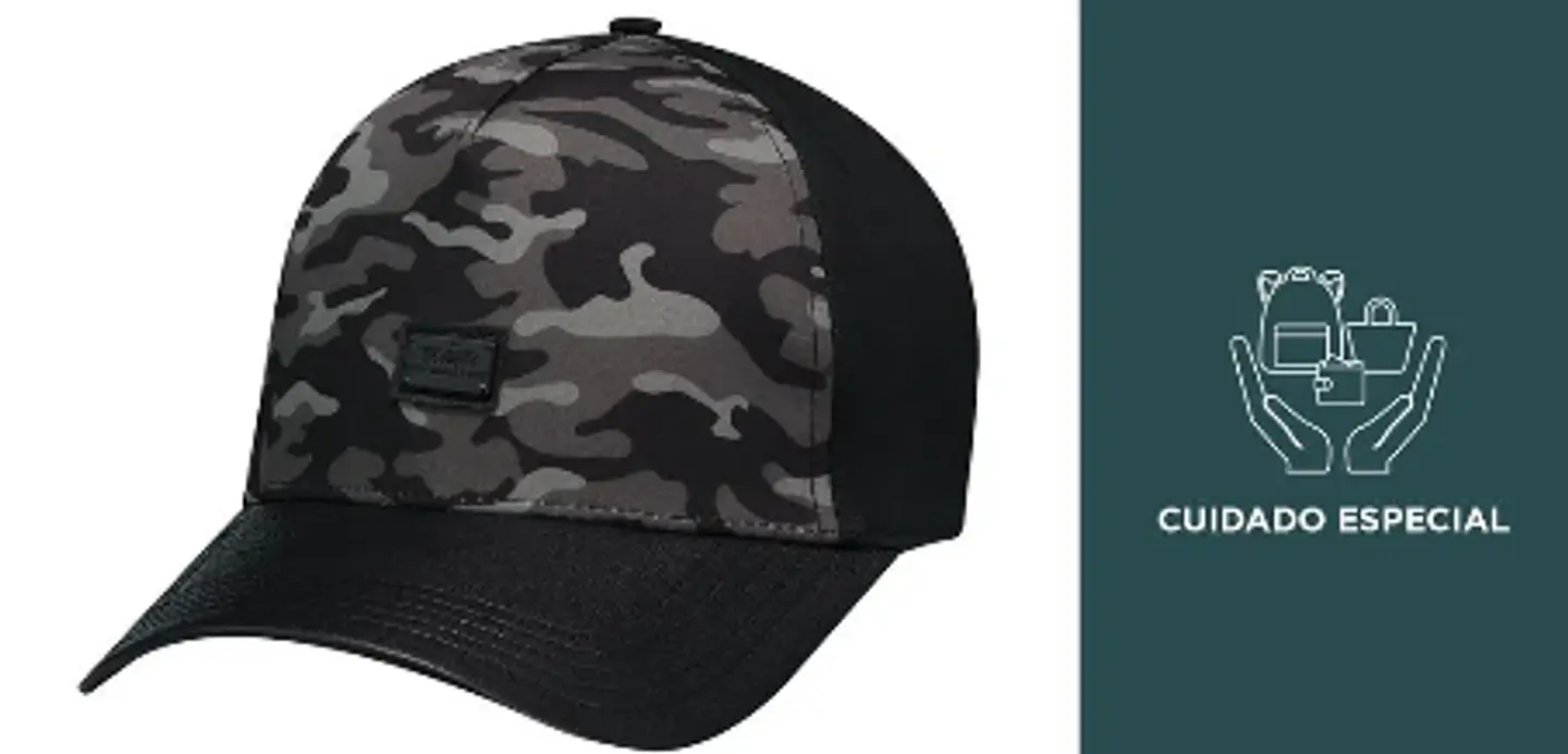 Gorra Beisbolera Estampada Sakery - Negro 11