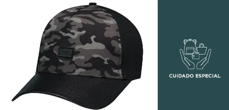 Gorra Beisbolera Estampada Sakery - Negro 11