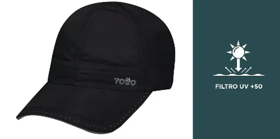 Gorra Filtro Uv +50 Beisbolera Unicolor Bakir 4