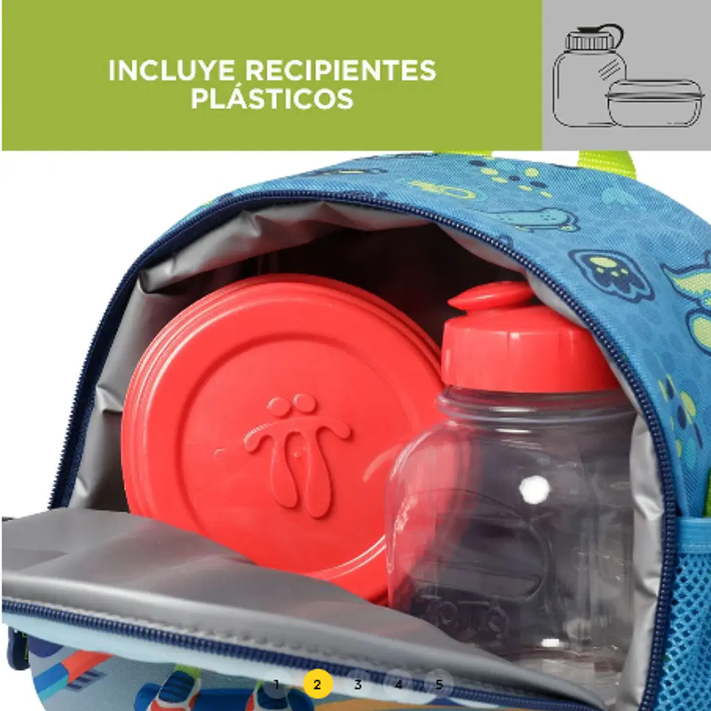 Lonchera Estampada Little Dino 5