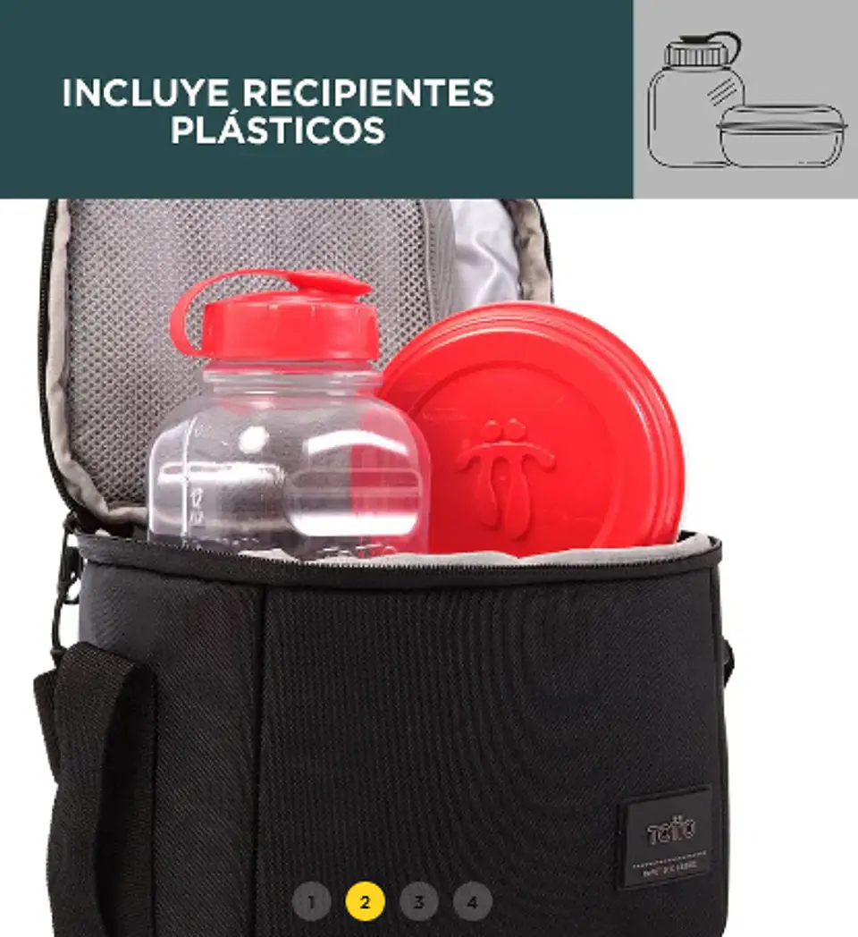 Lonchera Ecofriendly Unicolor Sensory 8