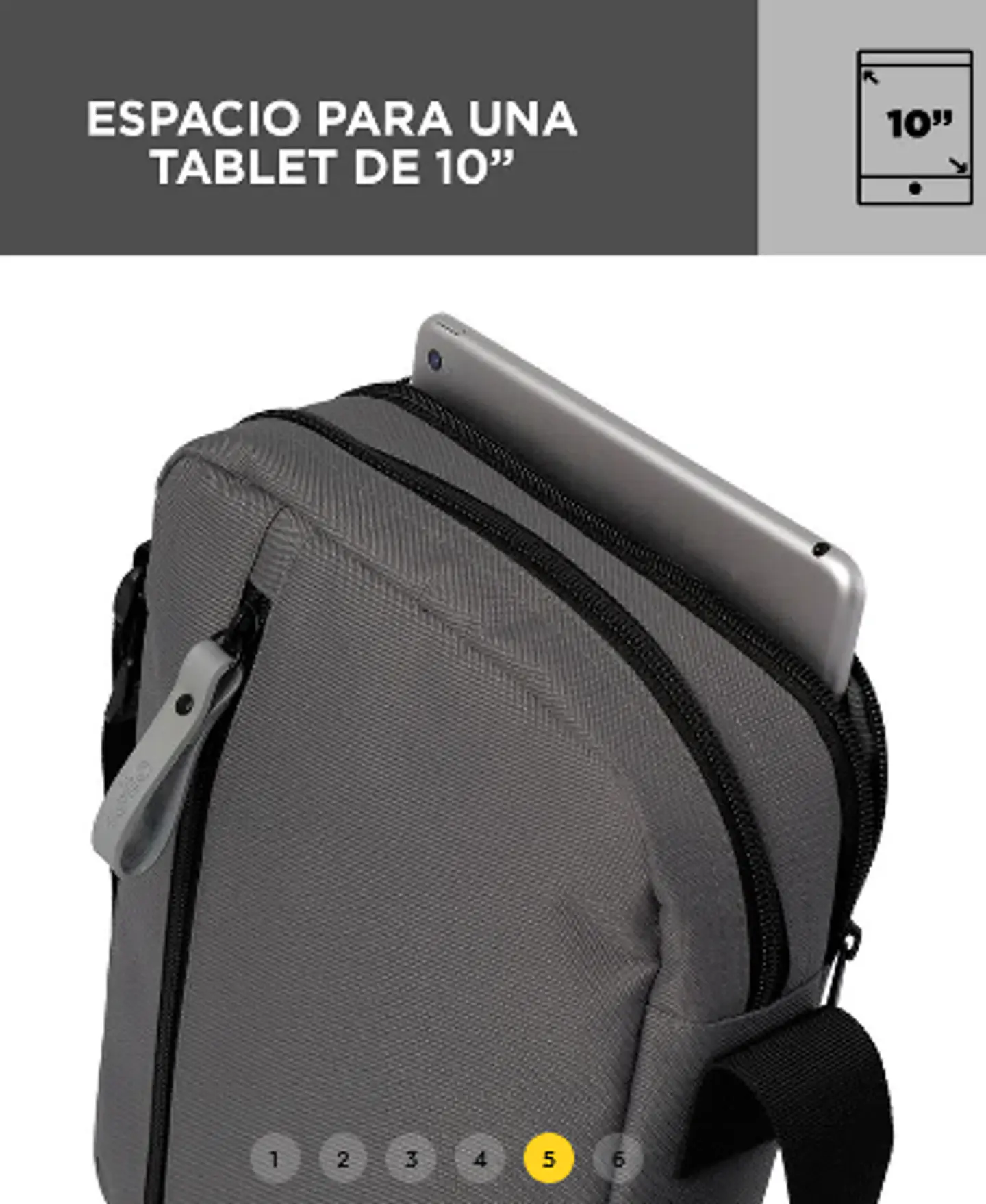Bolso Para Hombre Con Porta Tablet Tobito  11