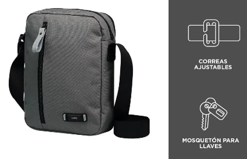 Bolso Para Hombre Con Porta Tablet Tobito  12