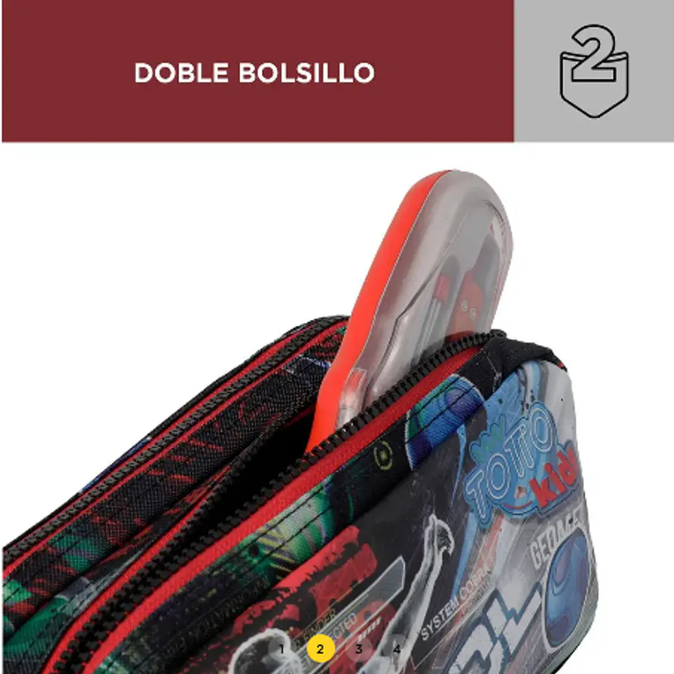 Cartuchera Estampada Kicker 4