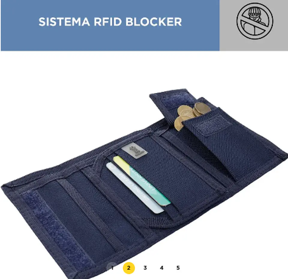 Billetera Lona Rfid Candombe  10