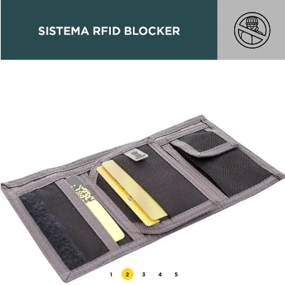 Billetera Lona Rfid Candombe  15