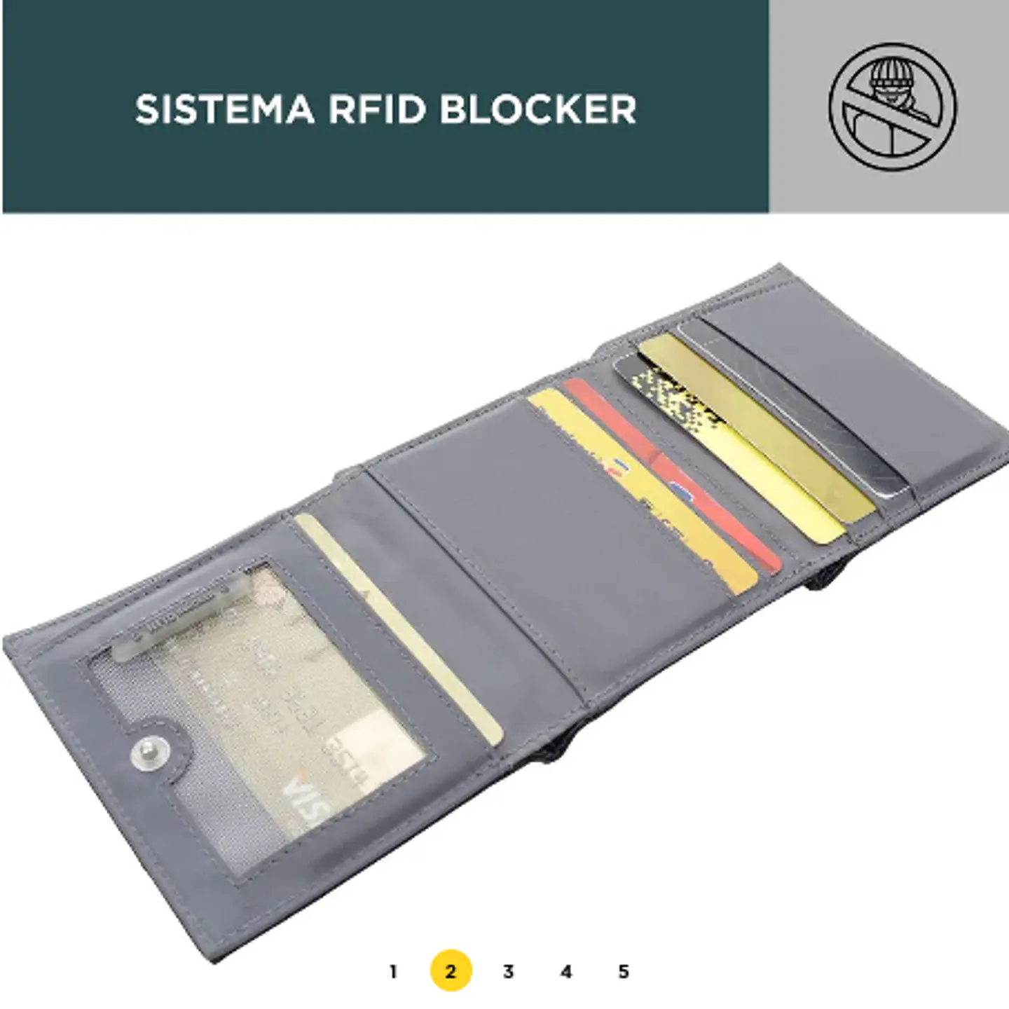 Billetera Rfid Aquiles 7