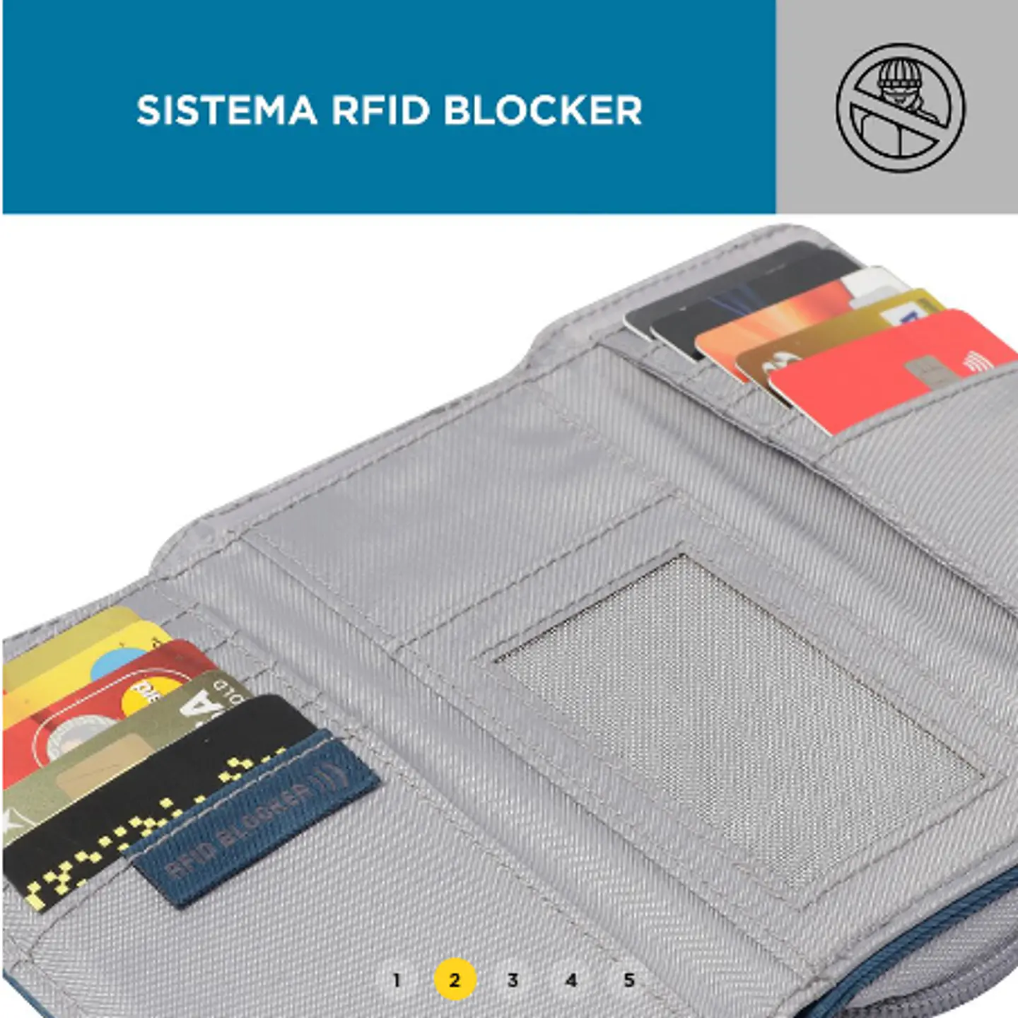 Billetera Lona Rfid Varuna 2