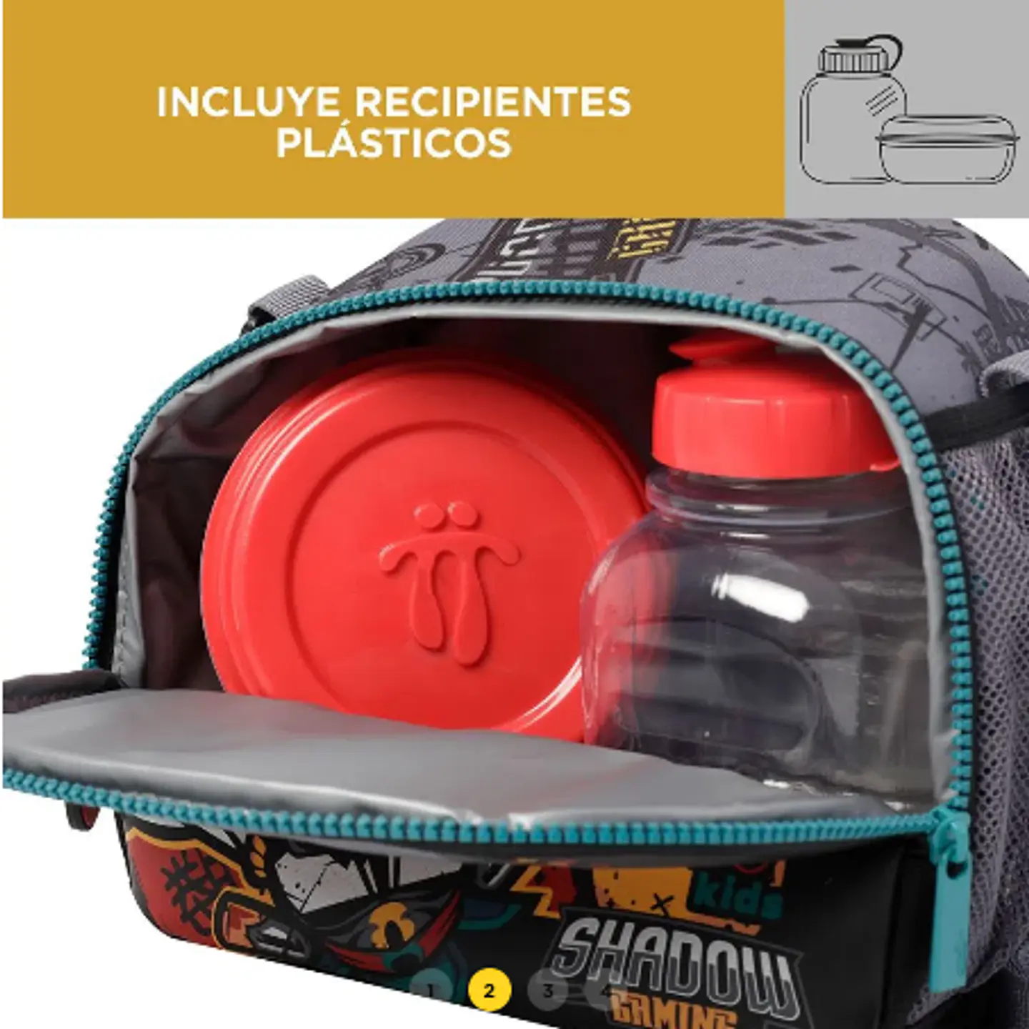 Lonchera Estampada Kazumi 2