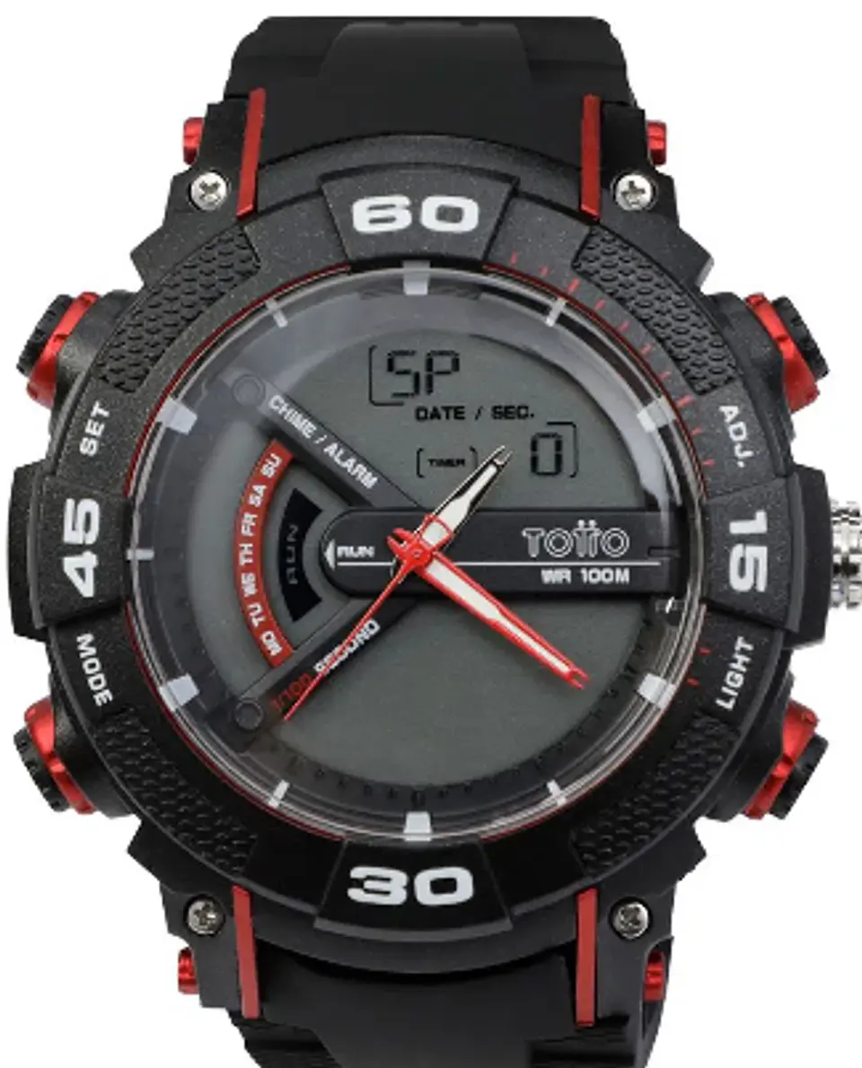 Reloj Analogo Digital 10 Atm Bolo 1