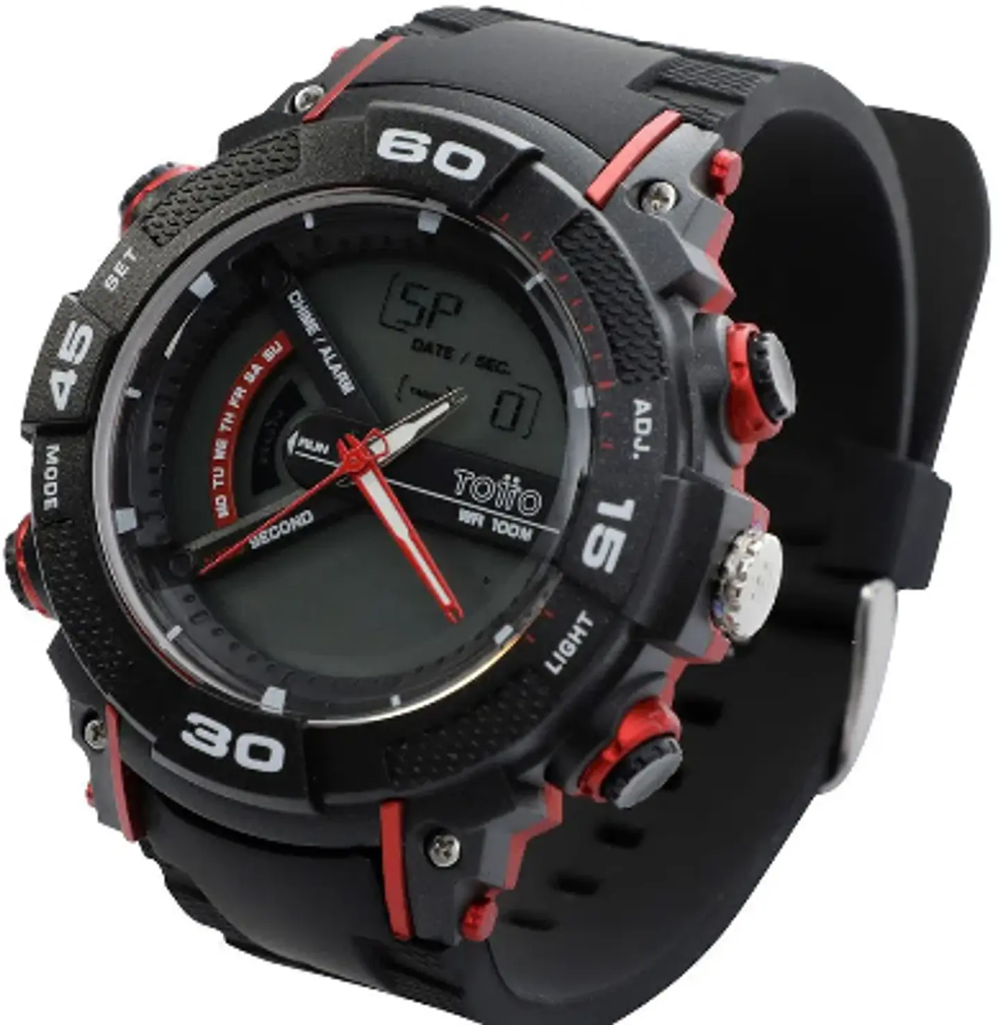 Reloj Analogo Digital 10 Atm Bolo 3