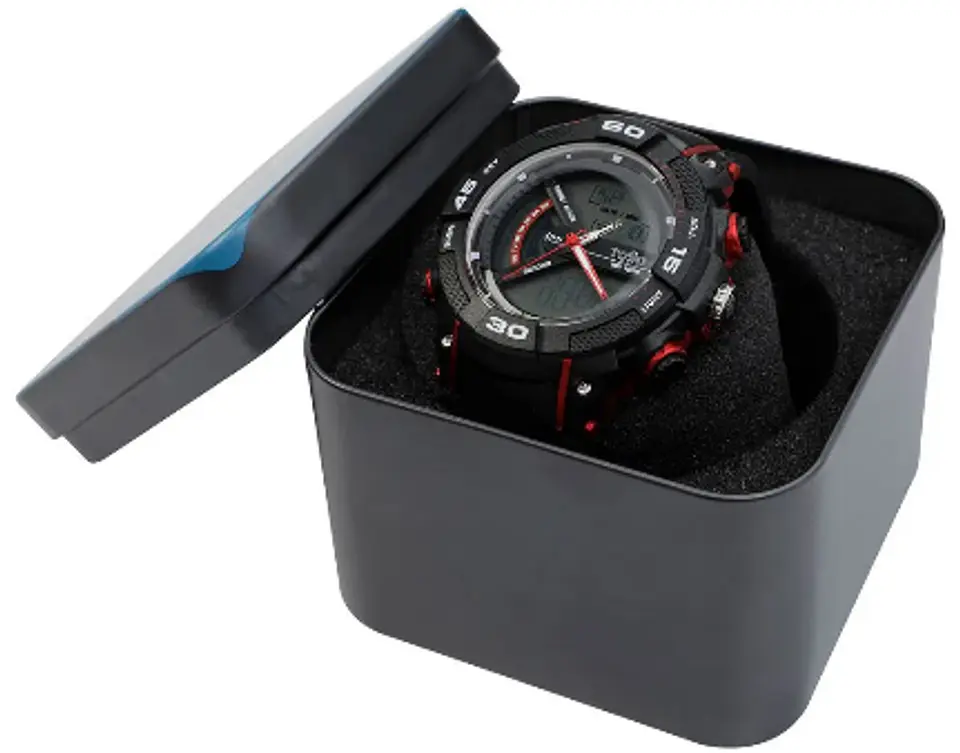 Reloj Analogo Digital 10 Atm Bolo 4