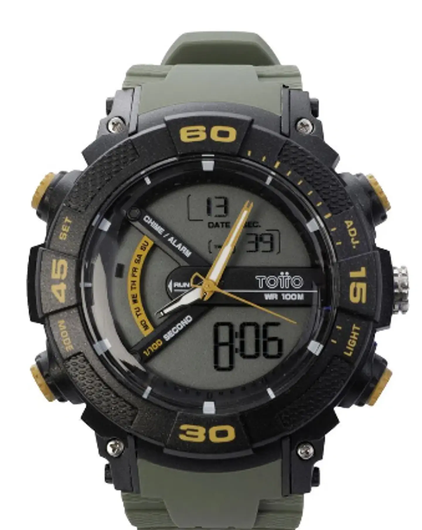 Reloj Analogo Digital 10 Atm Bolo 5