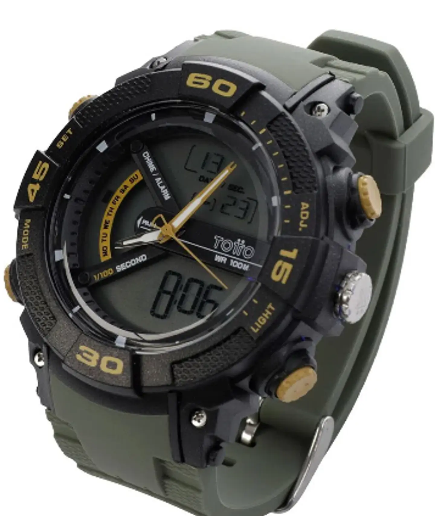 Reloj Analogo Digital 10 Atm Bolo 7