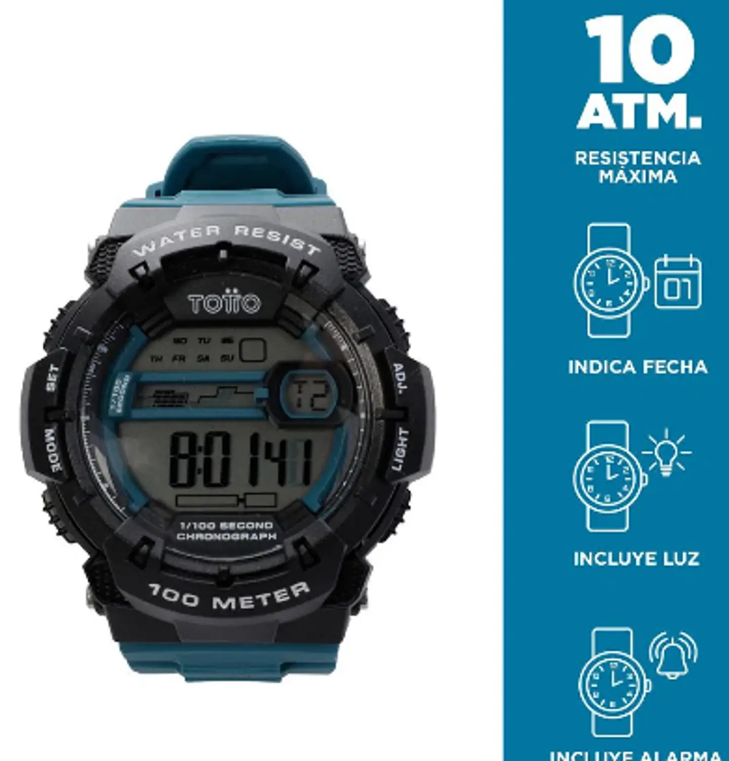Reloj Digital 10 Atm Ckey 5