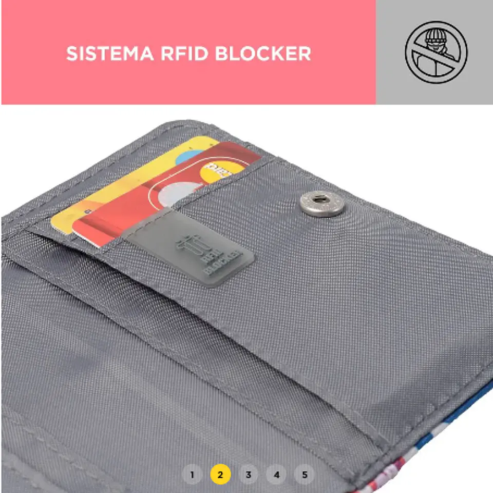 Billetera Lona Rfid Rigaly  10