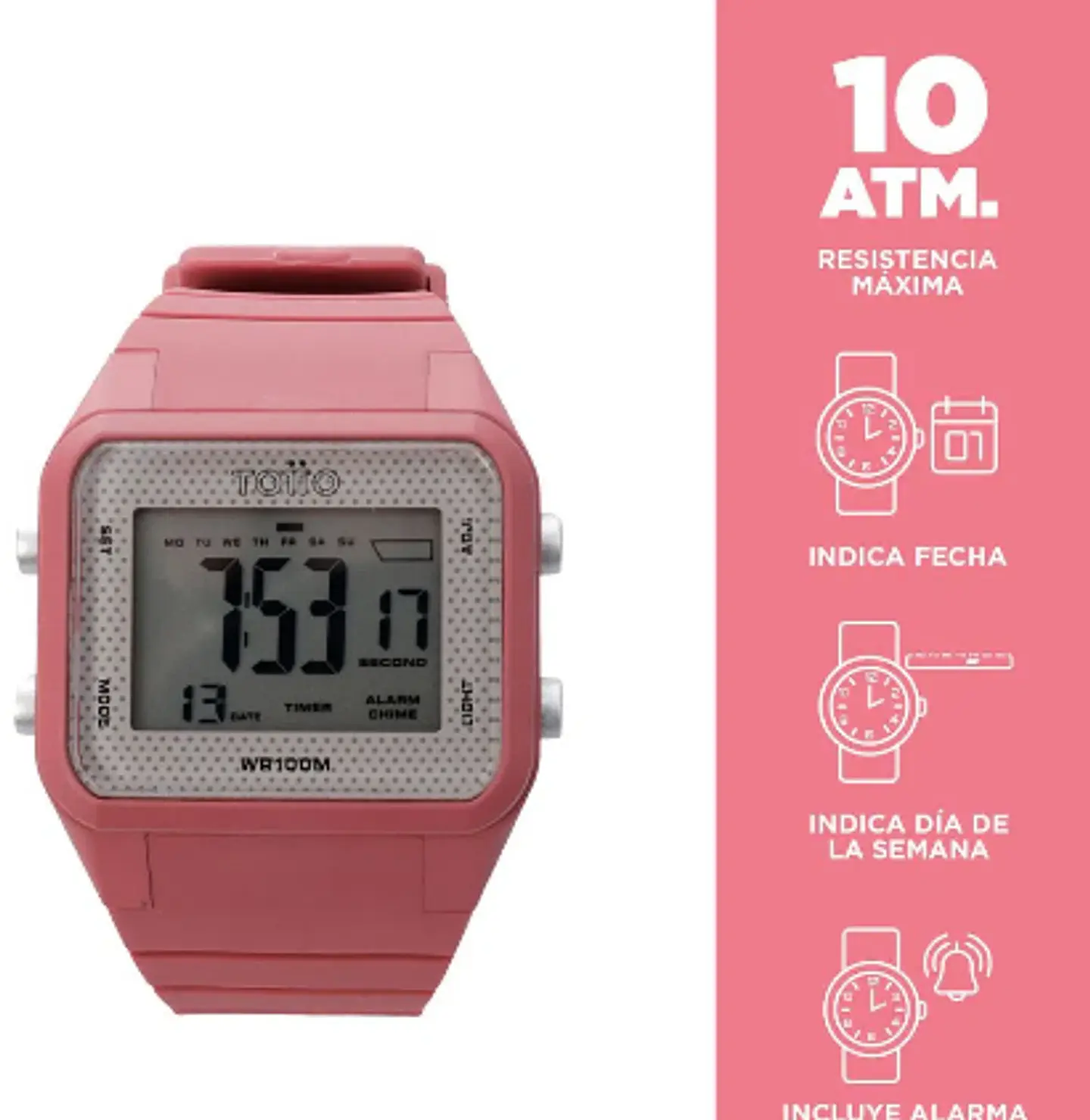 Reloj Digital 10 Atm Monza 7