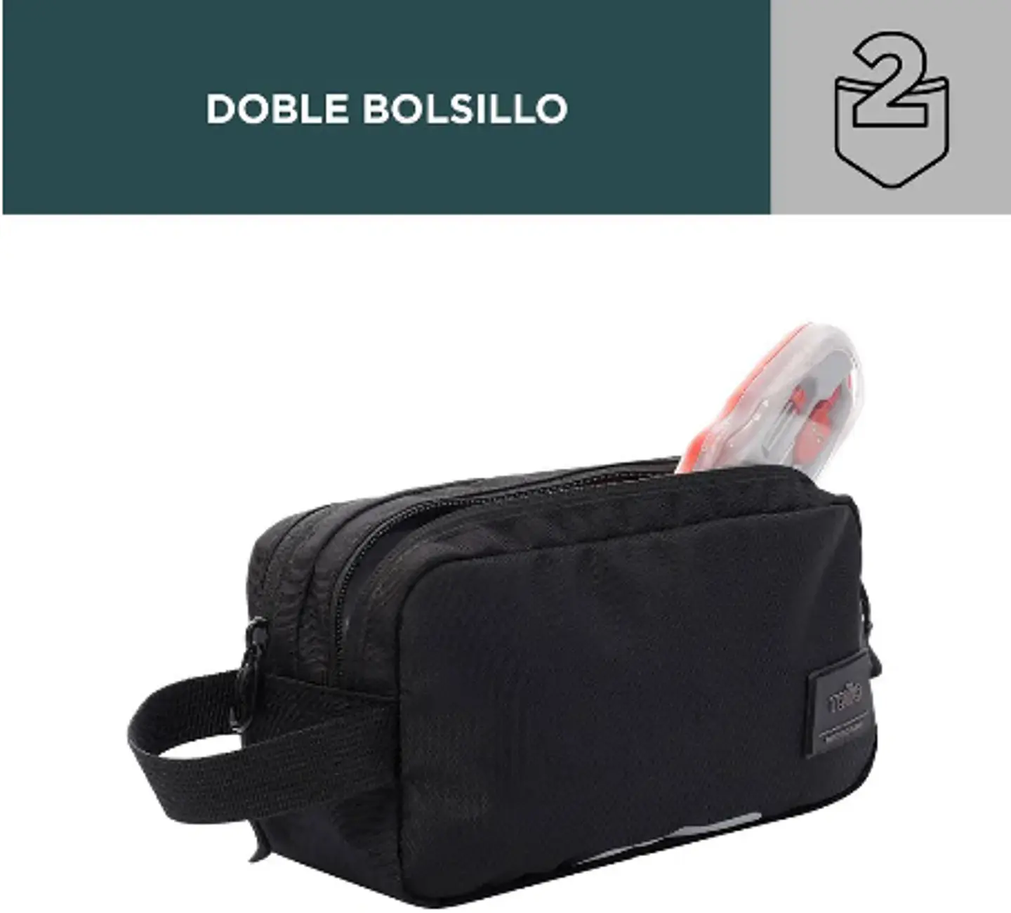 Cartuchera Ecofriendly Unicolor Marañon 11