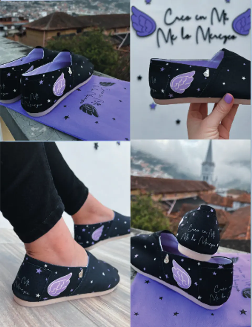 Zapato Pera D.K Negro Creo En Mi Me Lo Merezco 1