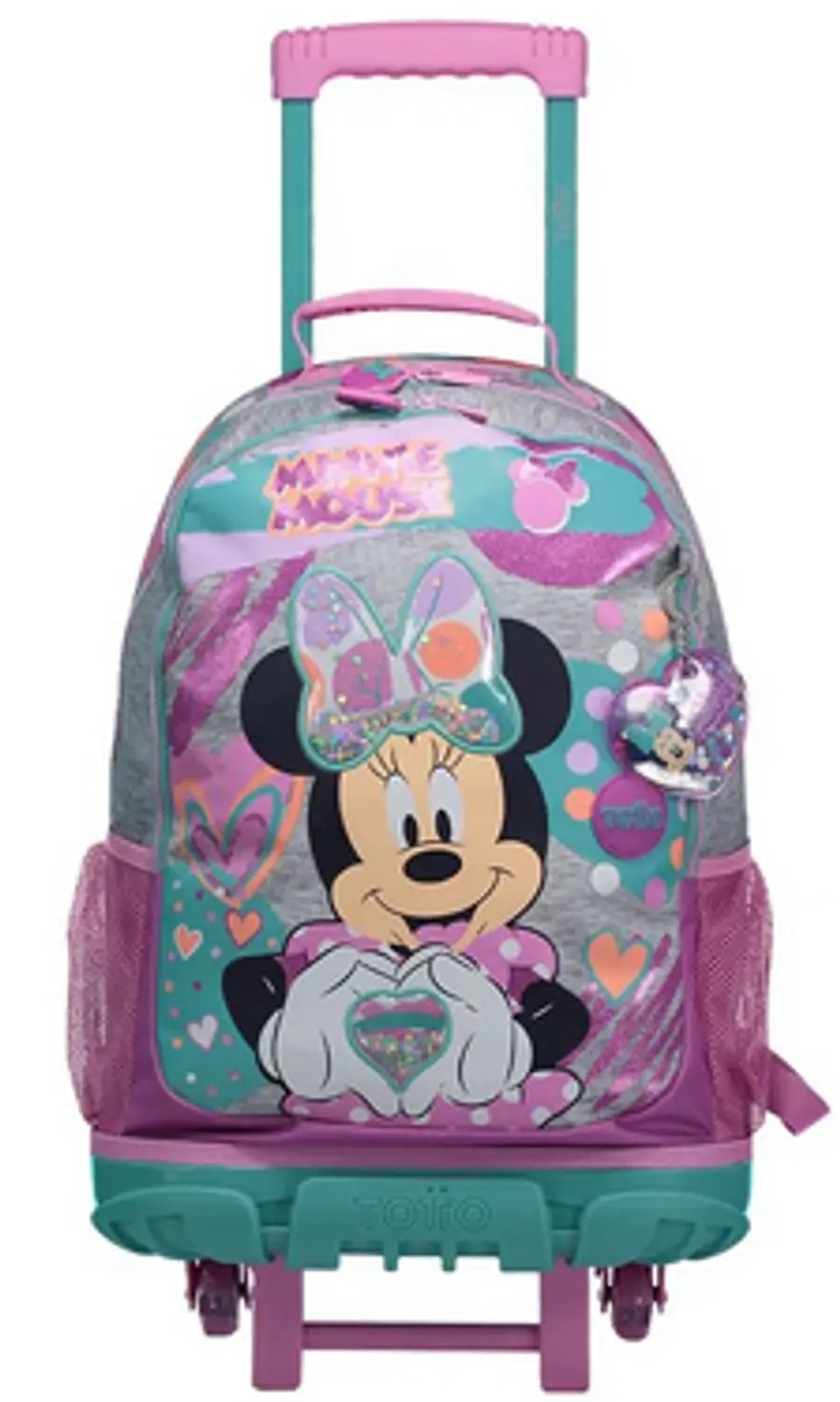 Morral Con Ruedas Para Niña Minnie L 1