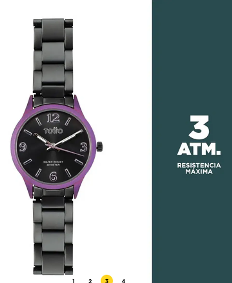 Reloj Analogo 3 Atm Nemertea  9