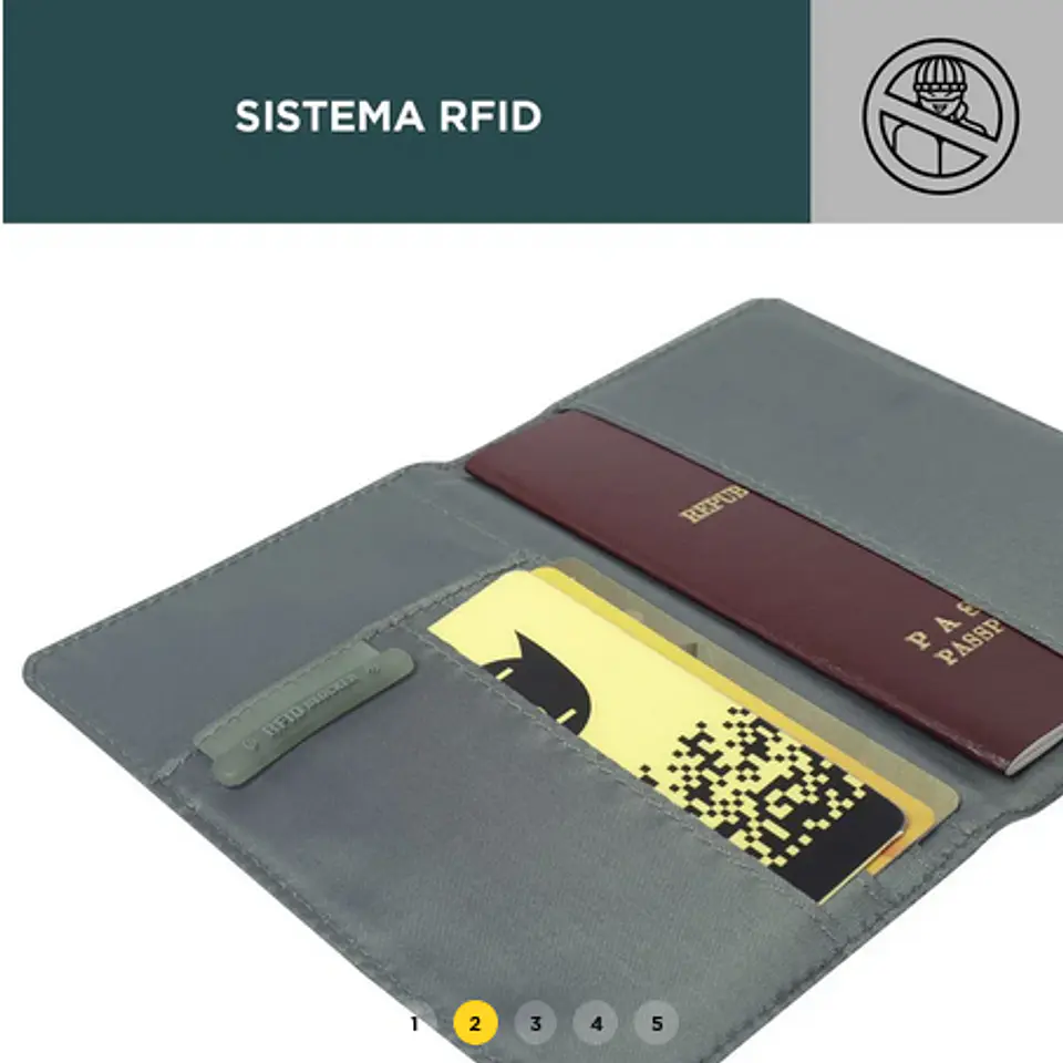 Porta Documentos para Viaje Reby 2